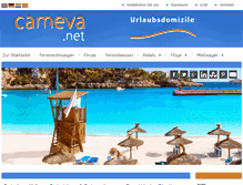 Tablet Screenshot of cameva.net